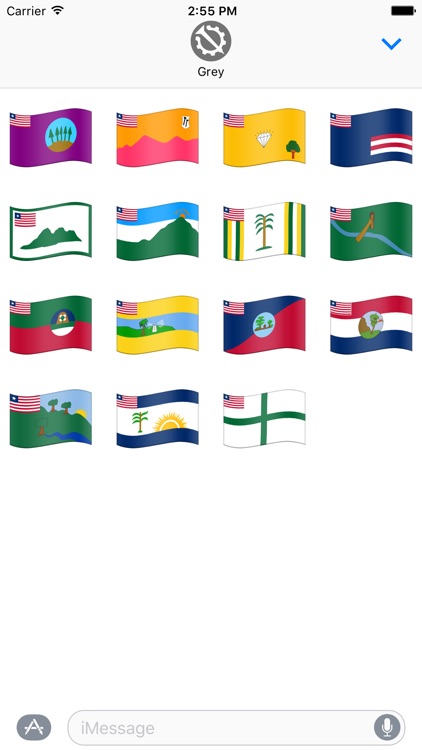 Liberian County Flag Stickers