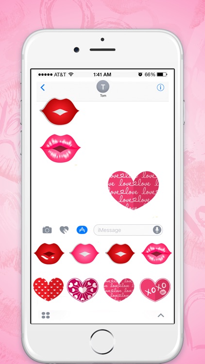 Heart and Kiss Stickers screenshot-3