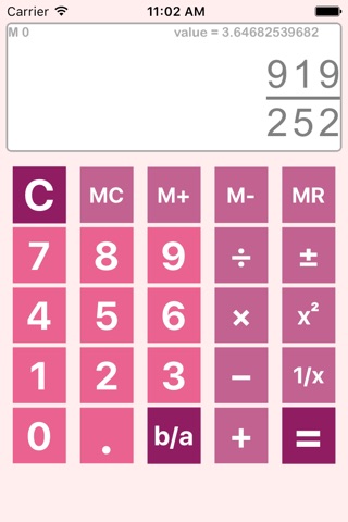 RationalNumberCalculator screenshot 2