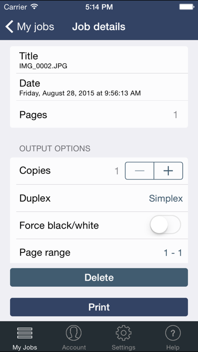 How to cancel & delete Mobile Print for XenMobile from iphone & ipad 3