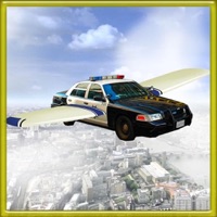 Car In Air  Flying Cop Car 3D