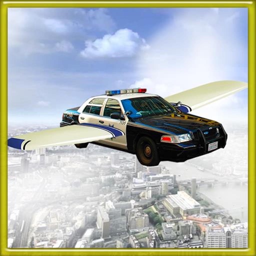 Car In Air : Flying Cop Car 3D iOS App