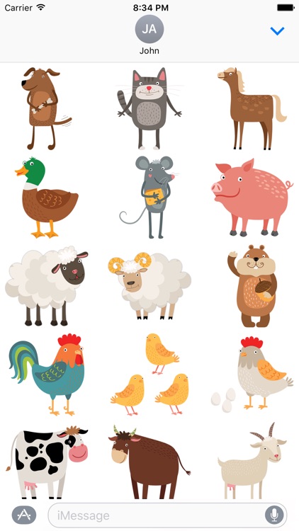 Farm Animal Stickers