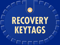 Recovery Keytags – 12 Step Recovery Stickers