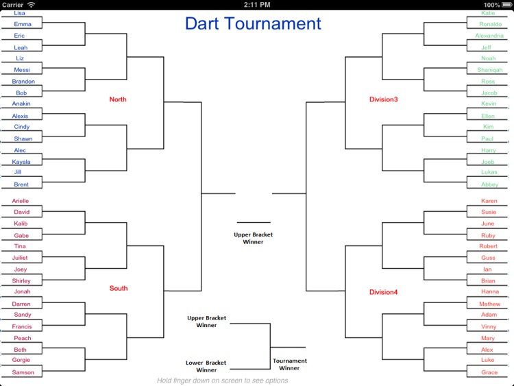 Big Bracket Maker for the iPad