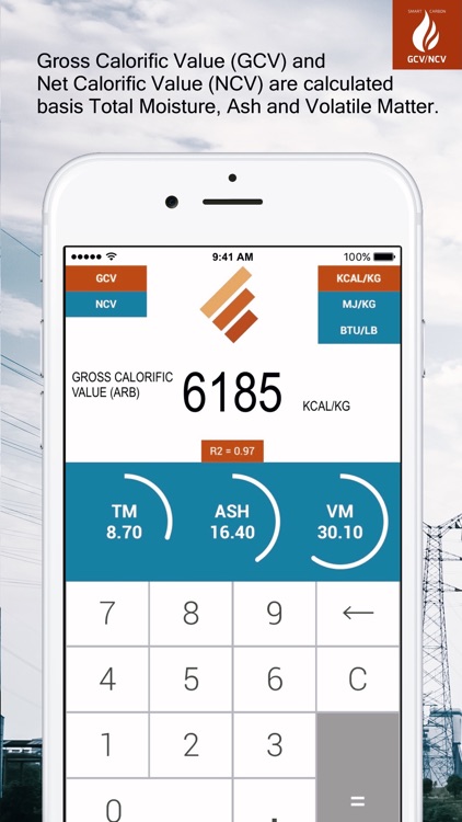 Burn Coal Calorific Value Calculator