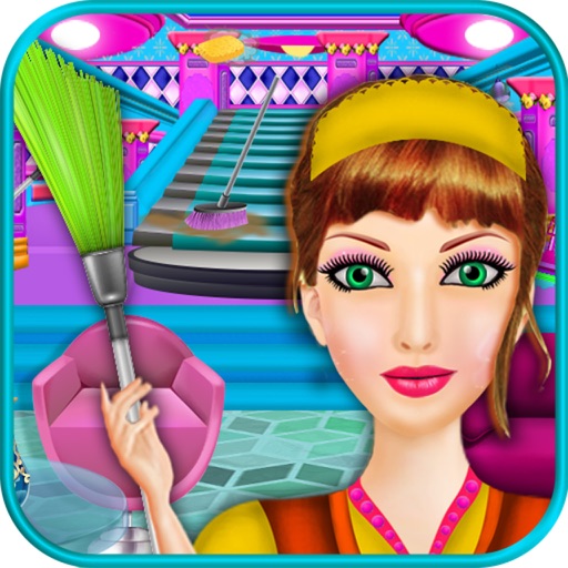 House room Cleaning Game: Family Cleaning & Washing Dream House Care Icon