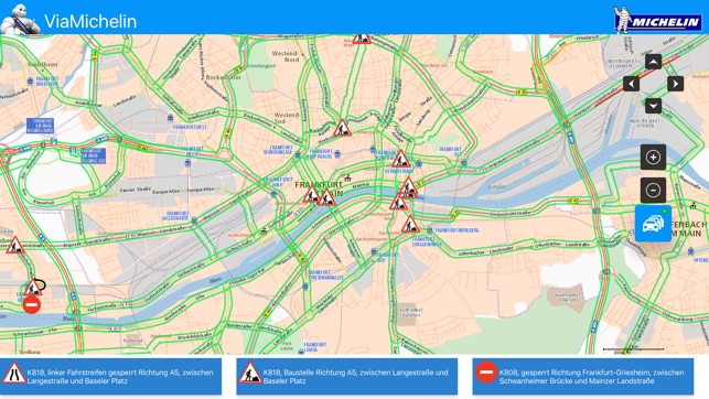 ViaMichelin : Map - Traffic