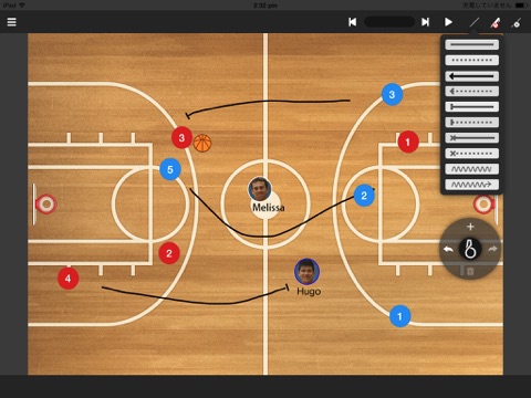 Tableau de jeu de basket-ball Tableau de jeu de basket-ball