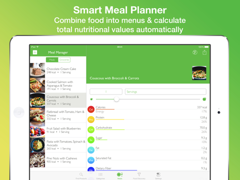 CalorieGuide Food Nutrition Facts Calculator for Fresh Produce & Healthy Diet Living screenshot 3