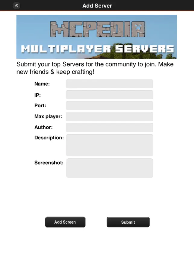 Captura 3 Servers for Minecraft - McPedia Community iphone