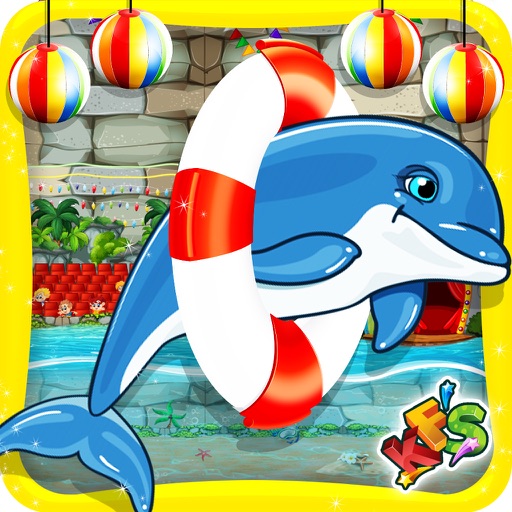 Dolphin Show for kids- Sea animal pool fun game iOS App
