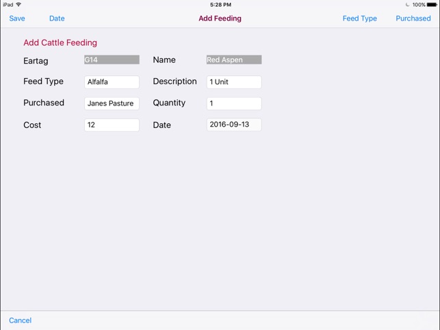 Cattle Feeding Database(圖5)-速報App