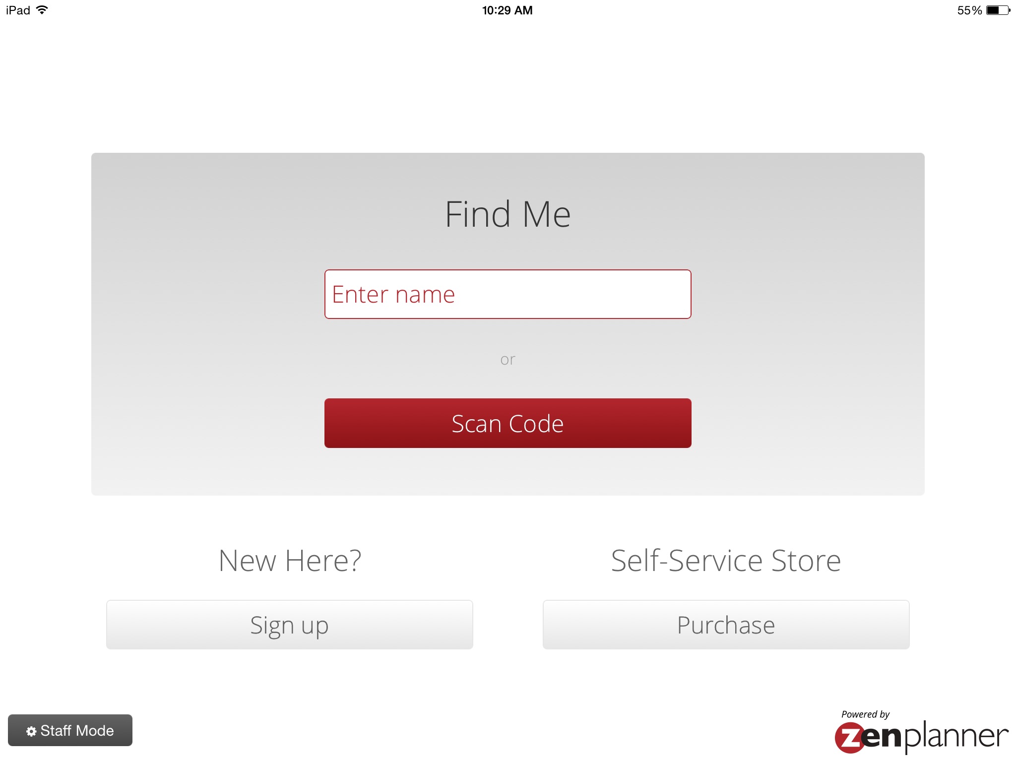 Zen Planner Kiosk App for Fitness Business Owners screenshot 2