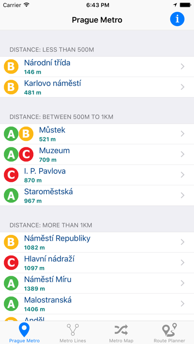 Prague Metro Screenshot 1