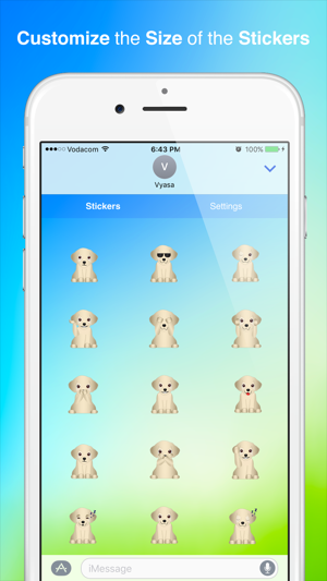 Puppy Emoji Stickers for iMessage(圖3)-速報App