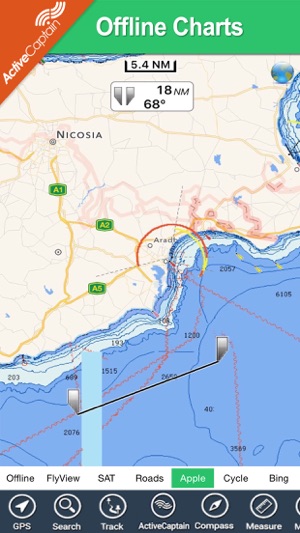 Cyprus offline charts GPS maps Navigator(圖3)-速報App