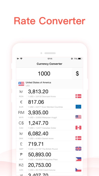Currency Lite - Rate Converter screenshot 2