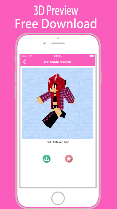Girl Skins App for Minecraft - Screenshot 1