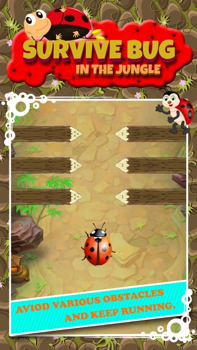 Running Bug : Survive in The Jungle Raceのおすすめ画像1