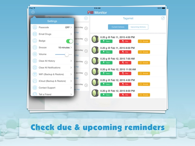 Pill Monitor Pro for iPad(圖5)-速報App