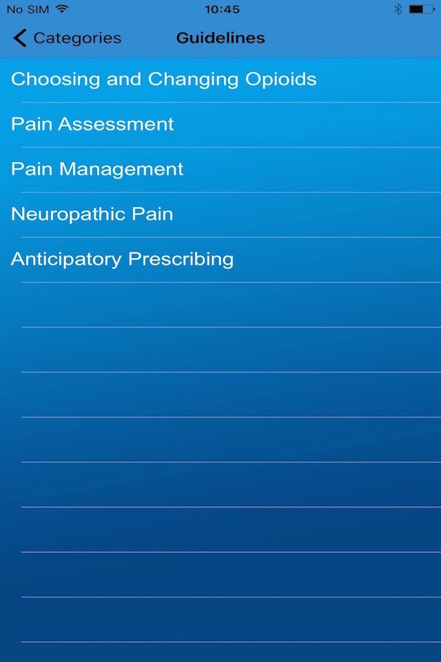 NHSScotland Palliative Care Guidelines screenshot 3