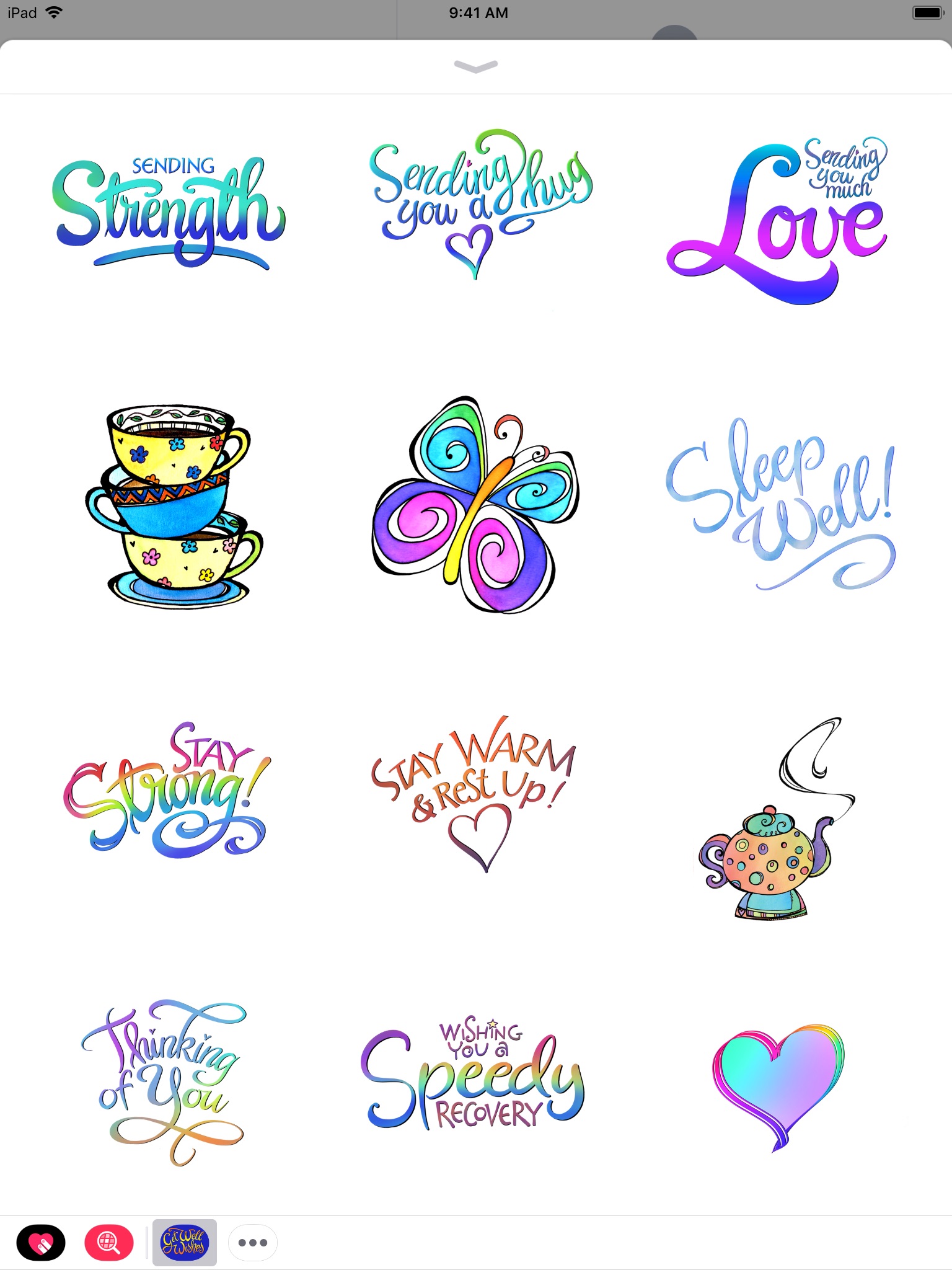 Get Well Wishes Stickers screenshot 2