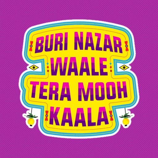 Buri Nazar Wale Tera Mooh Kala For iMessage icon