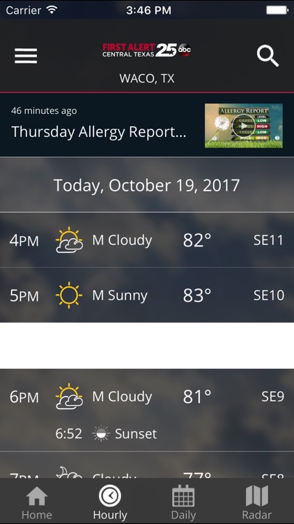 First Alert 25 Weather