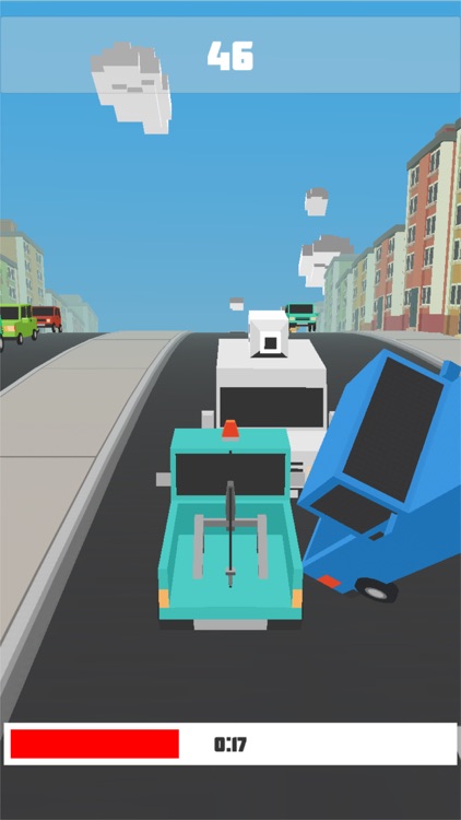 Crashy Road - Flip the Rules crash into the cars! screenshot-3