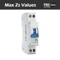 Calculate maximum permitted Zs values (earth loop impedance) as per BS7671, also includes temperature adjusted values
