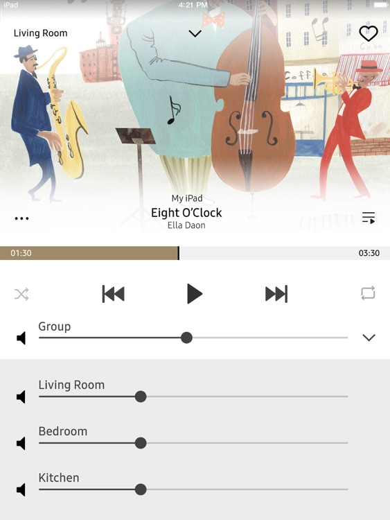 Wireless Audio Multiroom iPad