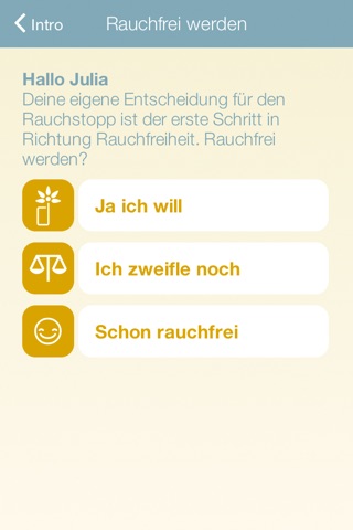 Rauchfrei App screenshot 2