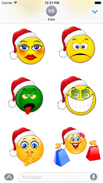 Santamoji Sticker Pack screenshot-4