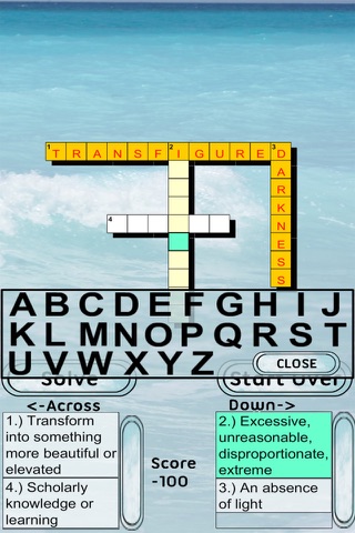 Bible Crossword FREE screenshot 2