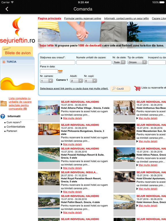 Screenshot #5 pour Sejurieftin.ro