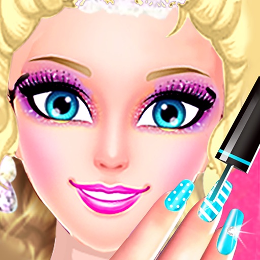 Princess Nail Salon - Makeup, Dressup and Makeover Girls Games iOS App