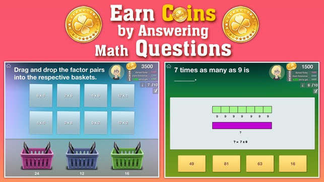 Grade 4 Math Common Core: Cool Kids’ Learning Game(圖3)-速報App