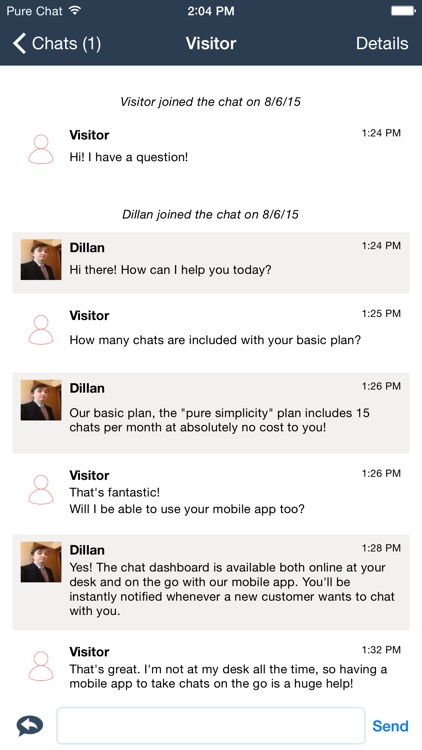Pure Chat - Live Website Chat screenshot-3