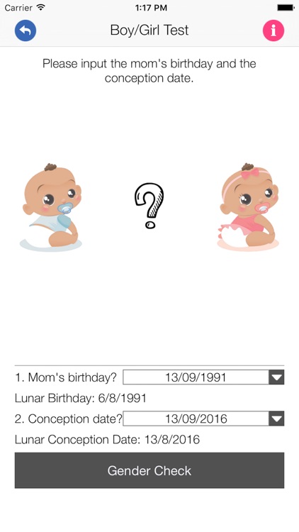 Baby Gender Checker