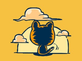 Dooral the silly cat - Stickers for iMessage