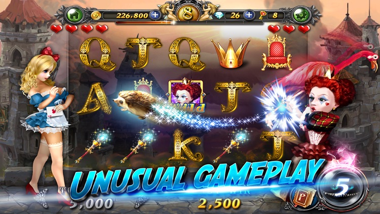 Slots in Wonderland - Las Vegas Free Slots Machines