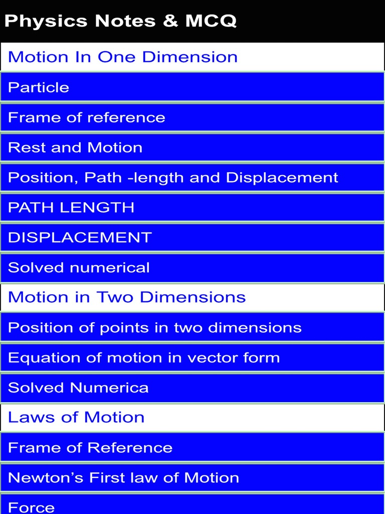 【图】Physics Notes MCQ(截图3)