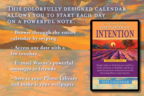 The Power of Intention 2015 Calendar - Wayne Dyer screenshot 2