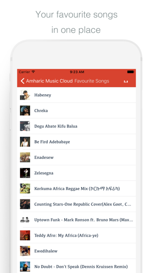 Amharic Music Cloud - Enjoy Amharic Songs(圖4)-速報App