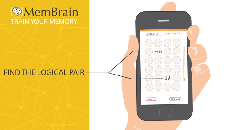 Fit Brain trainer. Memo training. Logic pairs