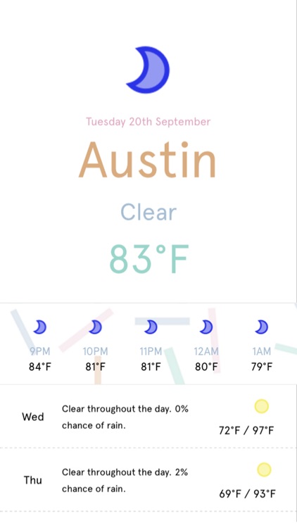 Minim - A minimal weather app