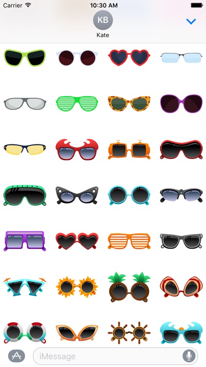 Sunglasses Stickers for iMessage