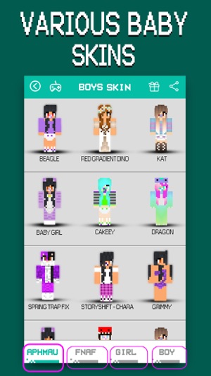 Baby Skins - Aphmau & FNAF Daycare Minecraft PE(圖1)-速報App