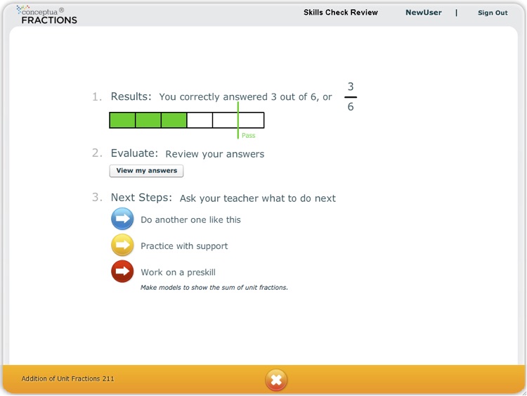 Conceptua Math Student App